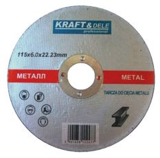Brusni disk za metal 115x6,0x22,23 mm KD1942