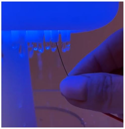 Levegő párásító LED lámpa esőcseppek