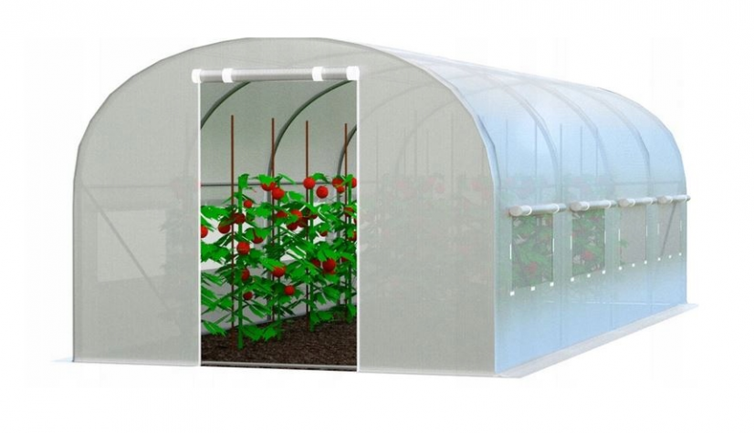 Solar de grădină alb 3x6m cu filtru UV PREMIUM