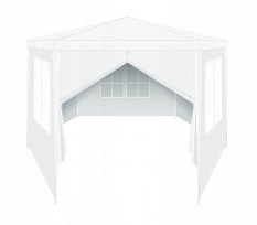 Pavilion de grădină  2x2x2m PE alb