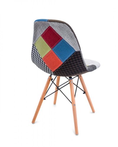 Blagovaonske stolice 4 komada patchwork Collage