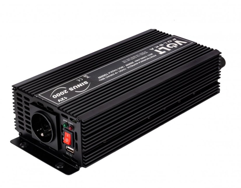 Convertor de tensiune Sinus 2000 12V / 230V / 2000W
