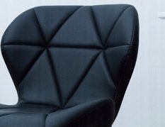 Bőr irodai szék Black