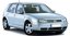 Cotieră  VW Golf 4 (1J) - Culoarea: Culoare gri, Material: Husă cotieră din piele ecologică cu fir alb