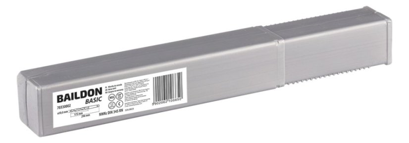 Baildon BASIC fúrószár DIN 345 RN NWKc 30 mm, HSS (S), 296-175 mm 70330002