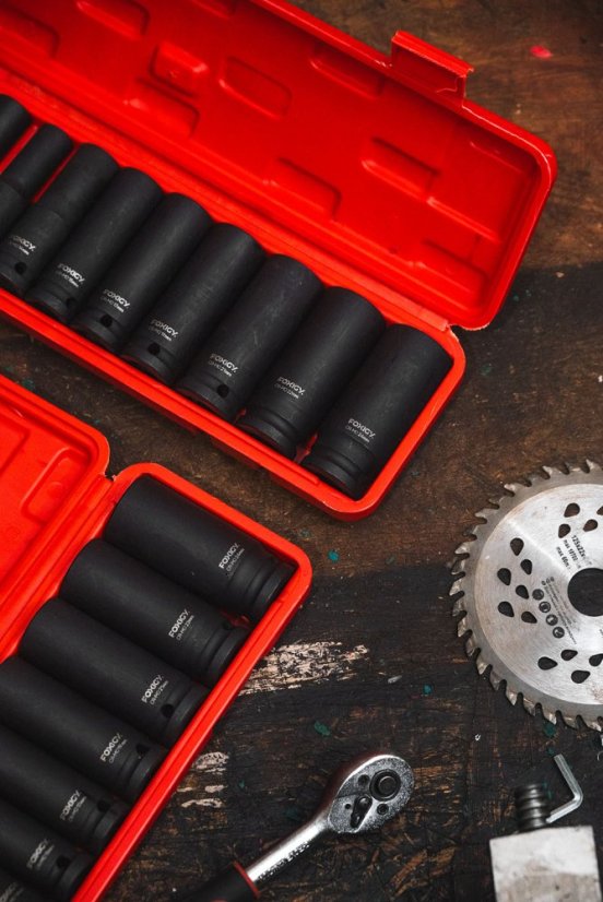 Set extensii tubulare 1/2" 78mm 10buc 10-24mm