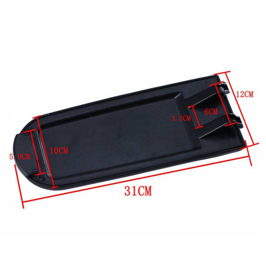 Capac pentru cotieră VW Golf 4, piele-eco, neagră