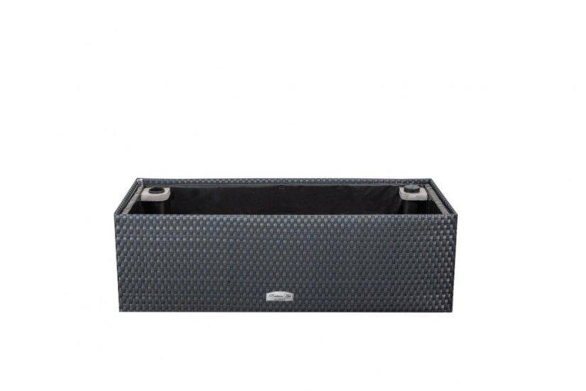 Önöntöző rattan virágcserép Vicenza Vicenza antracit 95x40x30