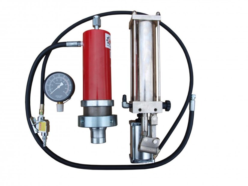 Ansamblu presa 30T cu pompa hidraulico-pneumatica
