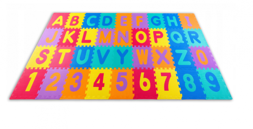 Puzzle od pjene - edukativni tepih 120 x 270 X 1,1 cm Ricokids 36kom