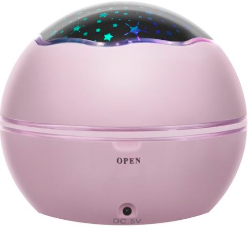 LED éjszakai lámpa – projektor 2 az 1-ben Pink