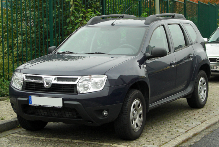 Cotieră Dacia DUSTER cu adaptor înalt, piele-eco, neagră