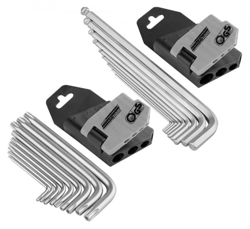 Imbuszkulcs + Torx készlet 18 db Professional