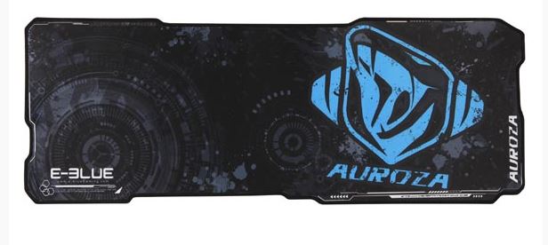 Mouse pad, Auroza XL, 80x30cm, negru-albastru