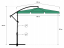 Kerti összerakható napernyő zöld 350cm