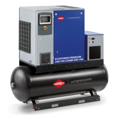 Csavarkompresszor EcoPower Premium 20D IVR Combi Dry PM 13 bar 20 LE/15 kW 672 - 3000 l/min 500 l 36214-DD-PM