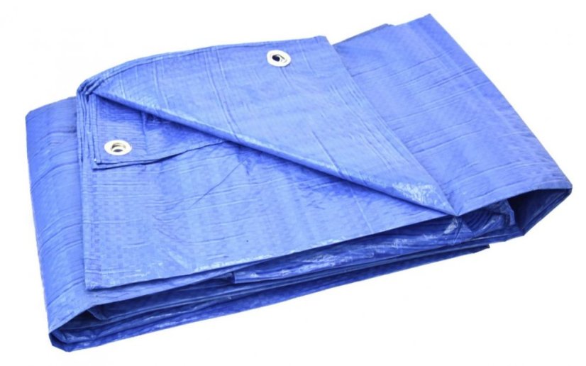 Abdeckplane in Blau 6x10 m 45 g/m2