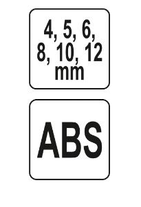 Fúróvezető  sablon 4-12mm KD10616
