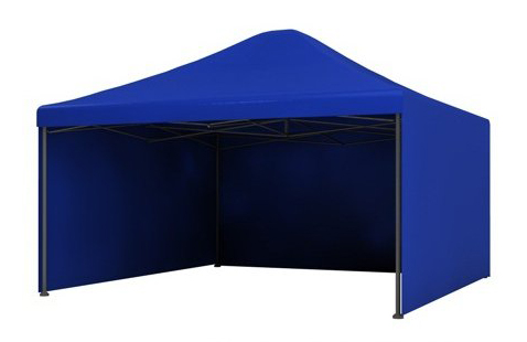 Cort pavilion 3x3 albastru SQ