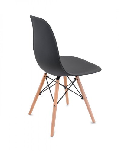 Jedilni stol črn skandinavski stil Classic