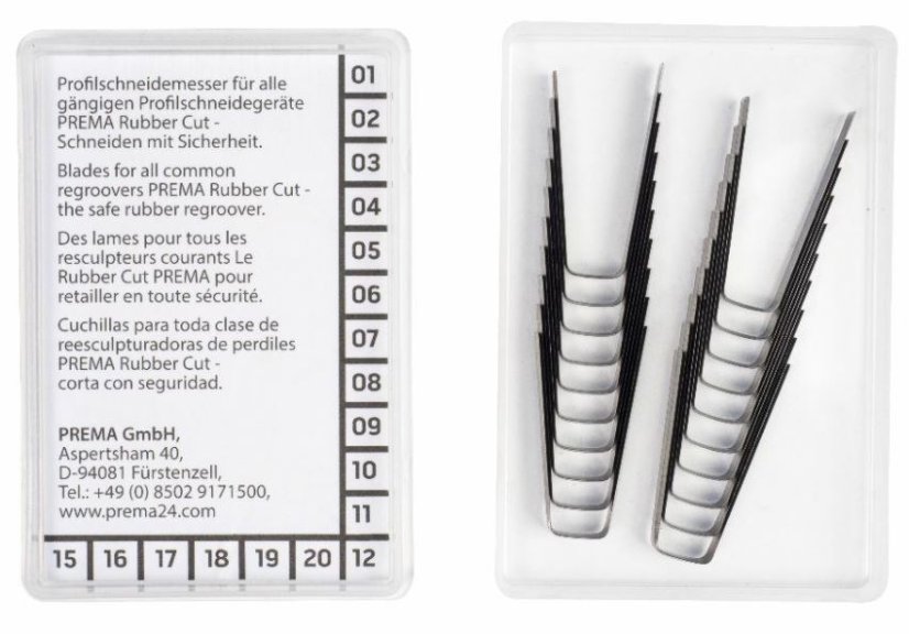 Vágópenge W Fix 3, PREMA futófelületvágóhoz 6-8mm, 20db