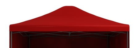 Acoperiș cort roșu 3x3m SQ/HQ/EXQ