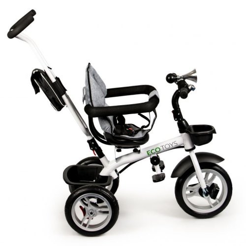 Tricicletă copii cu scaun rotativ GRAY