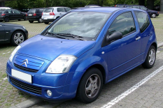 Naslon za ruku Citroën C2 2003-2009, Crna, eko koža