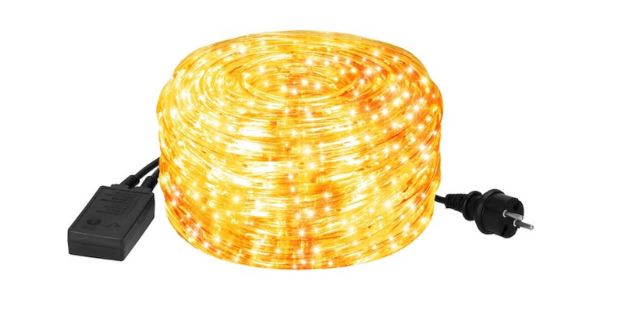 LED-es karácsonyi fényfüzér 10 m 240 LED 8 funkcióval Meleg fehér