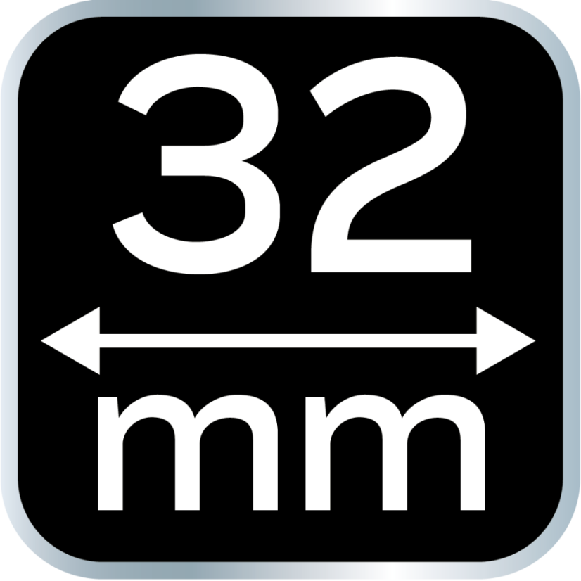 Aprító 32 mm, CRV, fa nyél 37-832