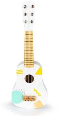 Dječja drvena gitara White Fun