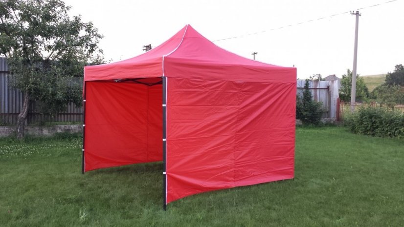 Sklopivi šator (pop up) 2,5x2,5 crveni SQ