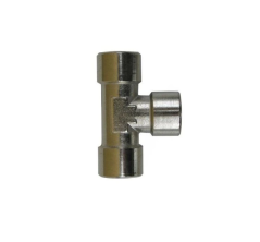 Distribuitor de aer cu 2 ieșiri, tip T, 3/8" filet interior