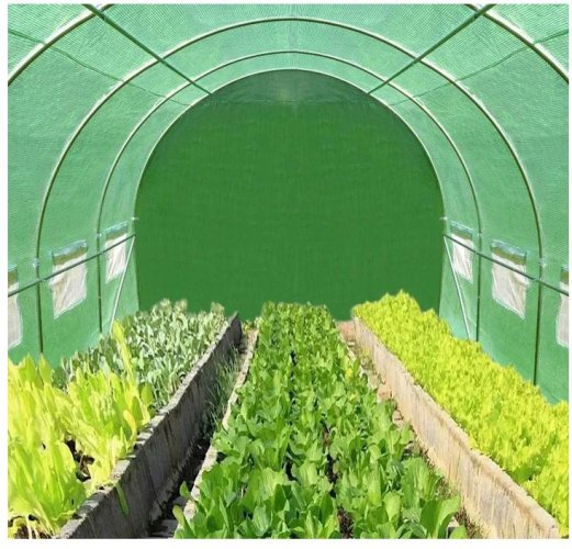 Solar de grădină 2x2m cu filtru UV STANDARD