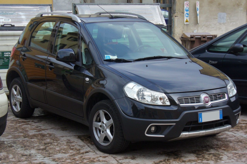 Cotieră Fiat SEDICI - Armster 2, piele-eco, gri