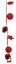 Weihnachtsgirlande mit Zapfen 1,8m Red