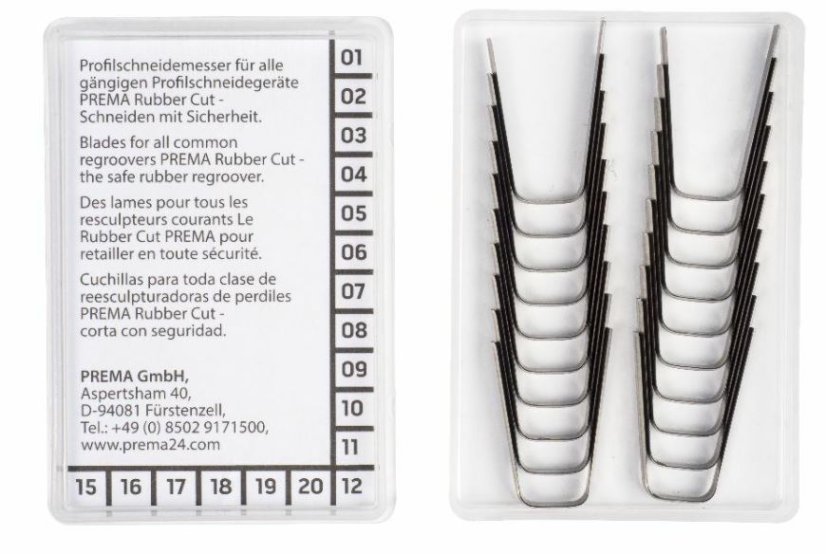 Vágópenge W Fix 4, PREMA futófelületvágóhoz 9-10mm, 20db