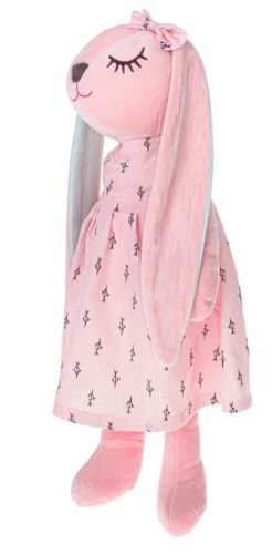 Plišani zeko 52 cm, Pink Dress