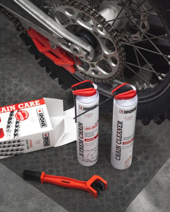 Lánc karbantartó készlet kefével Ipone Off Road Chain