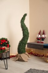 Brad de Crăciun spirală 140cm green