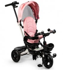 Kinderdreirad mit drehbarem Sitz KIDS Pink