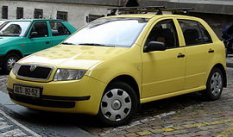 Cotieră Škoda FABIA I, piele-eco, gri