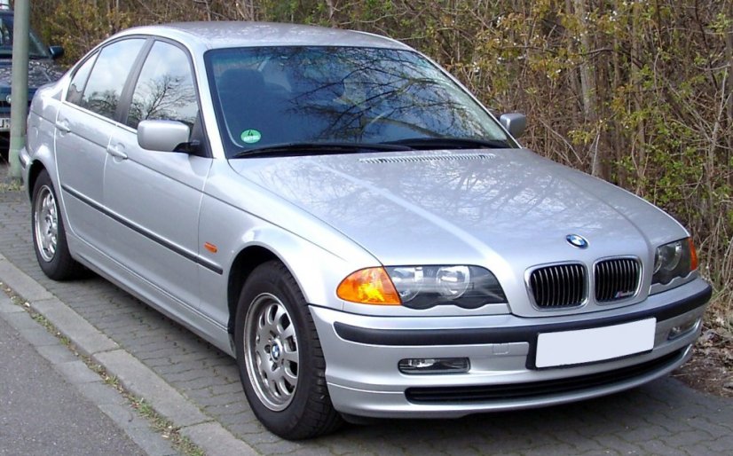 Könyöktámasz BMW 3 model E46, fekete, textil borítás