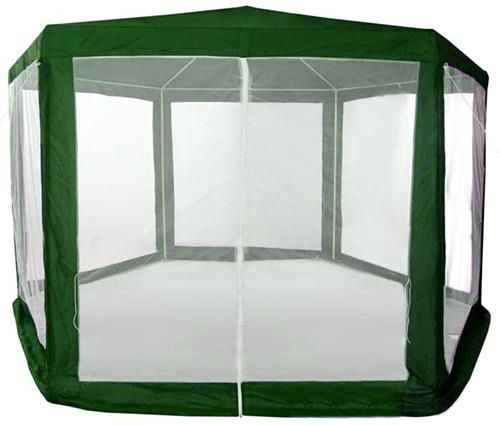 Kerti szúnyoghálós pavilon 2x2x2m Green