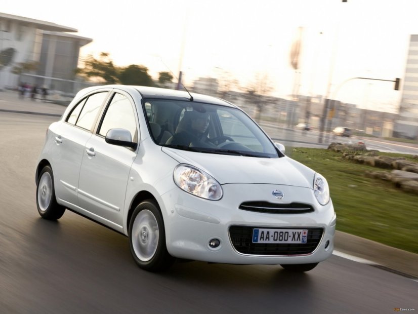 Cotieră Nissan MICRA K13, husă textilă, neagră