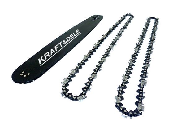 Láncfűrész vezető 16"/40cm + 2 lánc KD10152