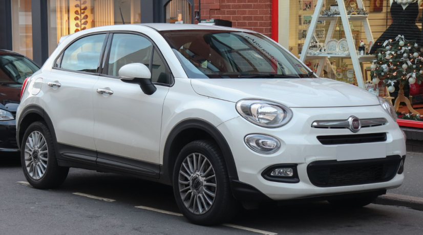 Könyöktámasz Fiat 500X - Armster 2, fekete, öko-bőr