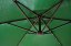 Umbrelă de gradină pliabilă 350cm Dark Green