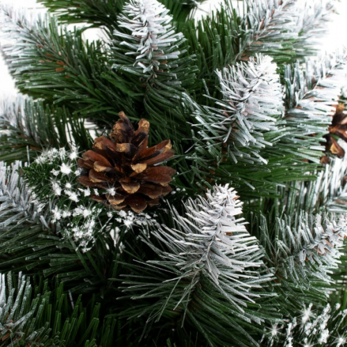Коледна елха Бор 150 см със шишарки Luxury Diamond