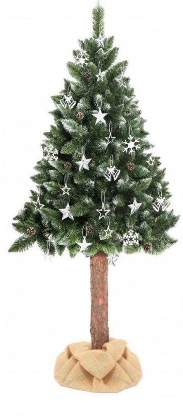 Brad de Crăciun pe trunchi - Pin Luxury Diamond 190 cm cu Conuri